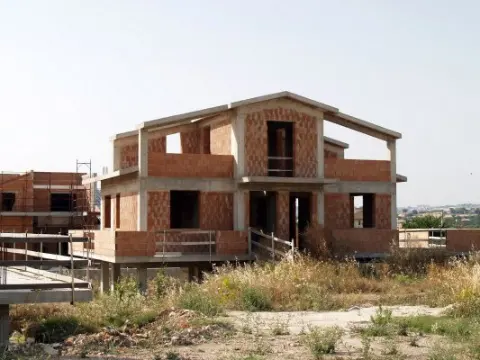 Villa unifamiliare LA, Ville - fase di cantiere