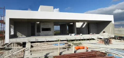 Villa unifamiliare OV, Ville - fase di cantiere